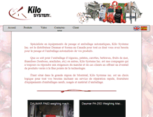 Tablet Screenshot of kilosysteme.ca